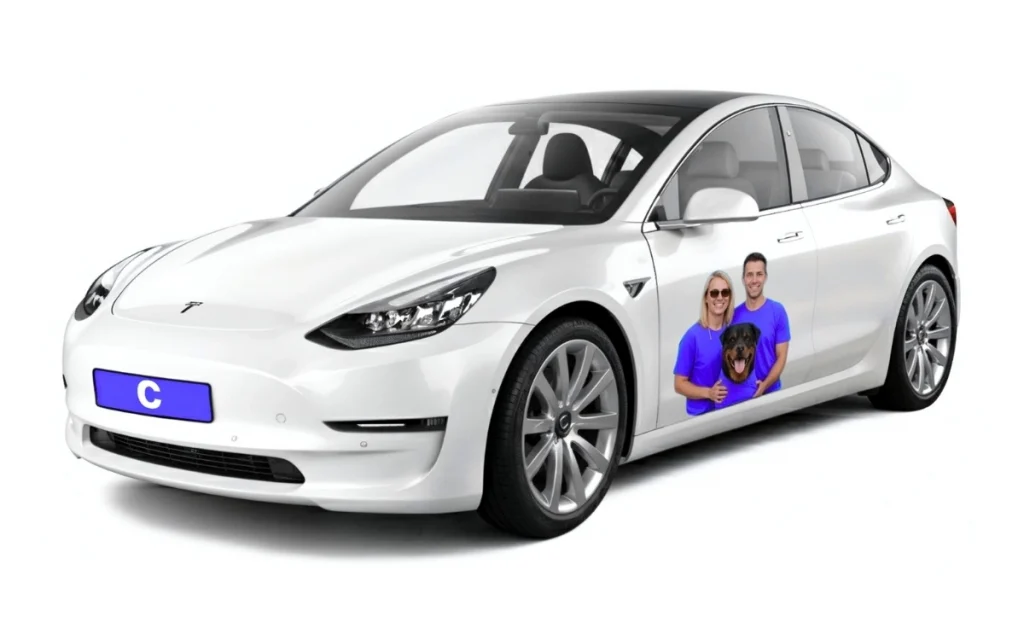 טסלה 3 חשמלית להשכרה - Car4Hire