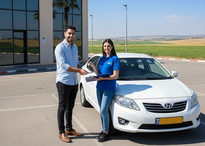 Car rental insurance options explained in Afula by Car4Hire representative