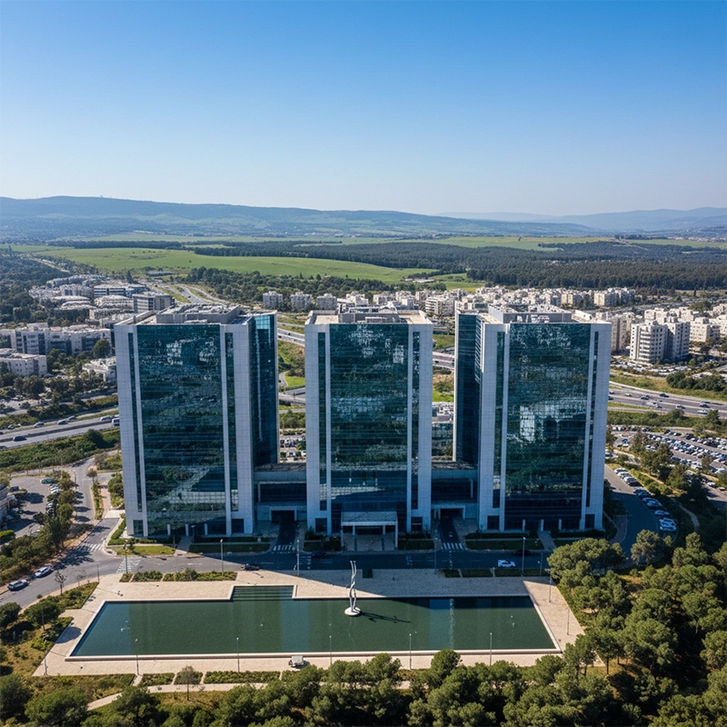 Customer picking up rental car in Yokneam with Car4Hire