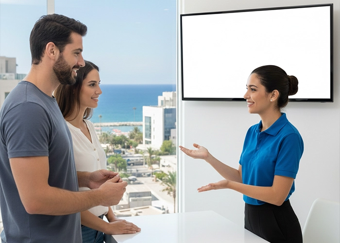 Car rental insurance options in Netanya explained by Car4Hire representative