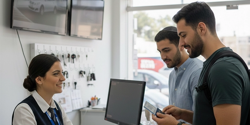 Required documents to rent a car in Ness Ziona including driver license and ID