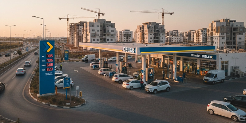 Fuel station in Harish for rental car refueling before return