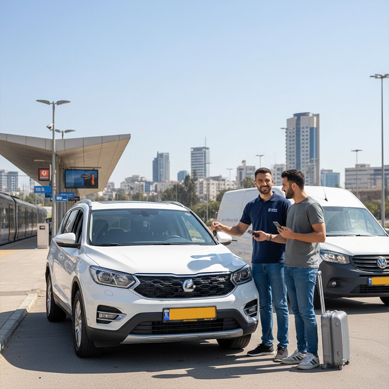 Popular locations to rent a car in Beer Sheva Israel