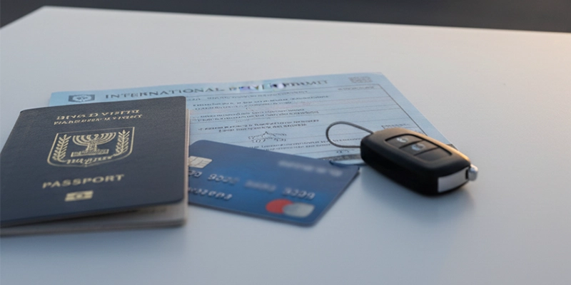Required documents to rent a car in Ashdod including license and ID