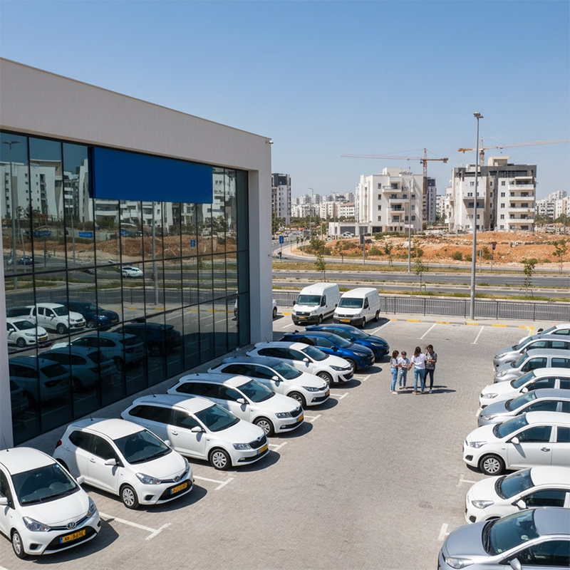 Available rental car fleet in Harish including economy cars and SUVs