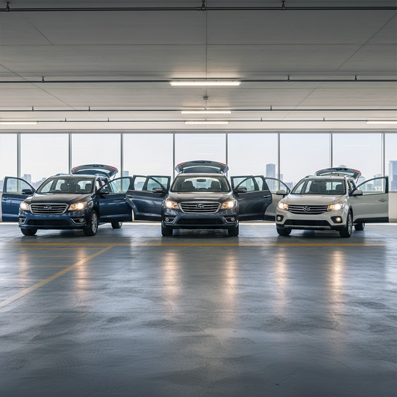 Types of 7 Seater cars available for rent